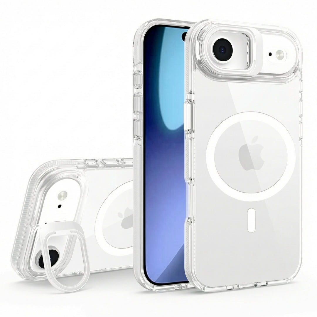 Clear Kickstand iPhone Case for iPhone Air White | Macmerise