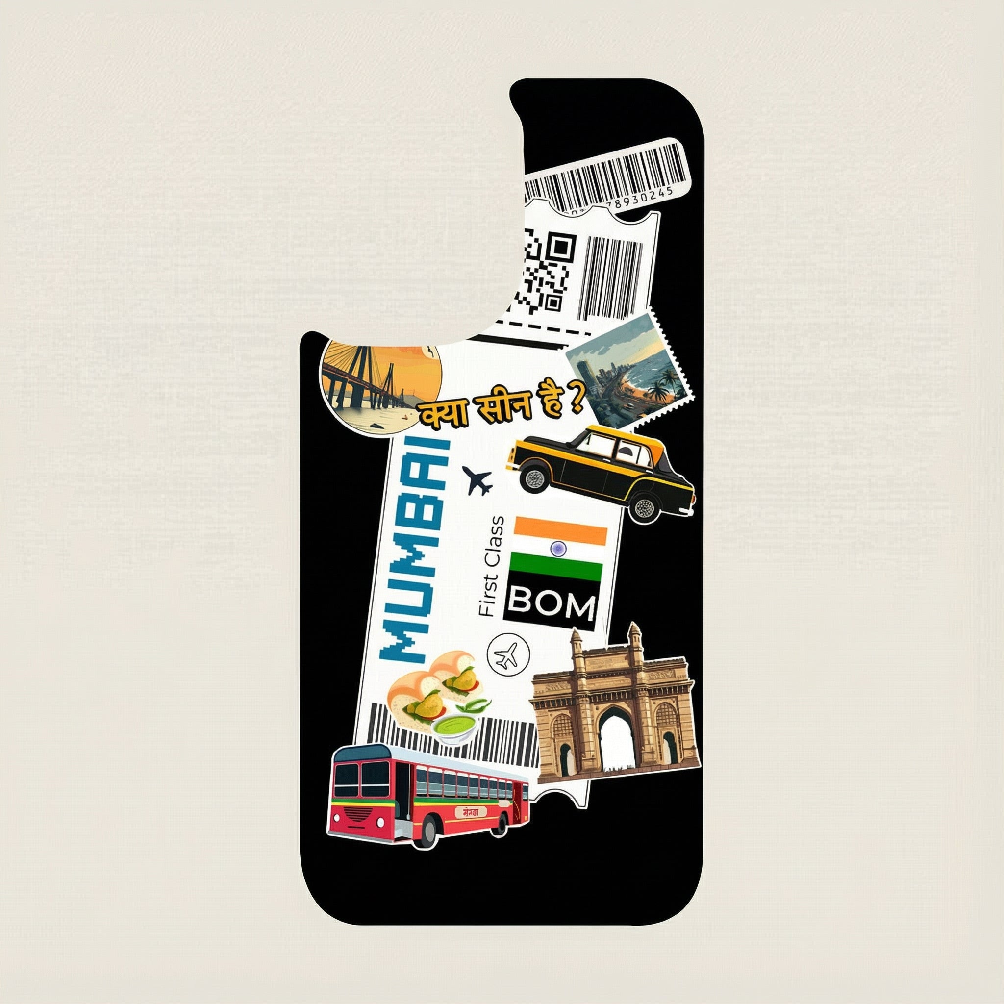 Mumbai Marvel - Plate for Situationship case