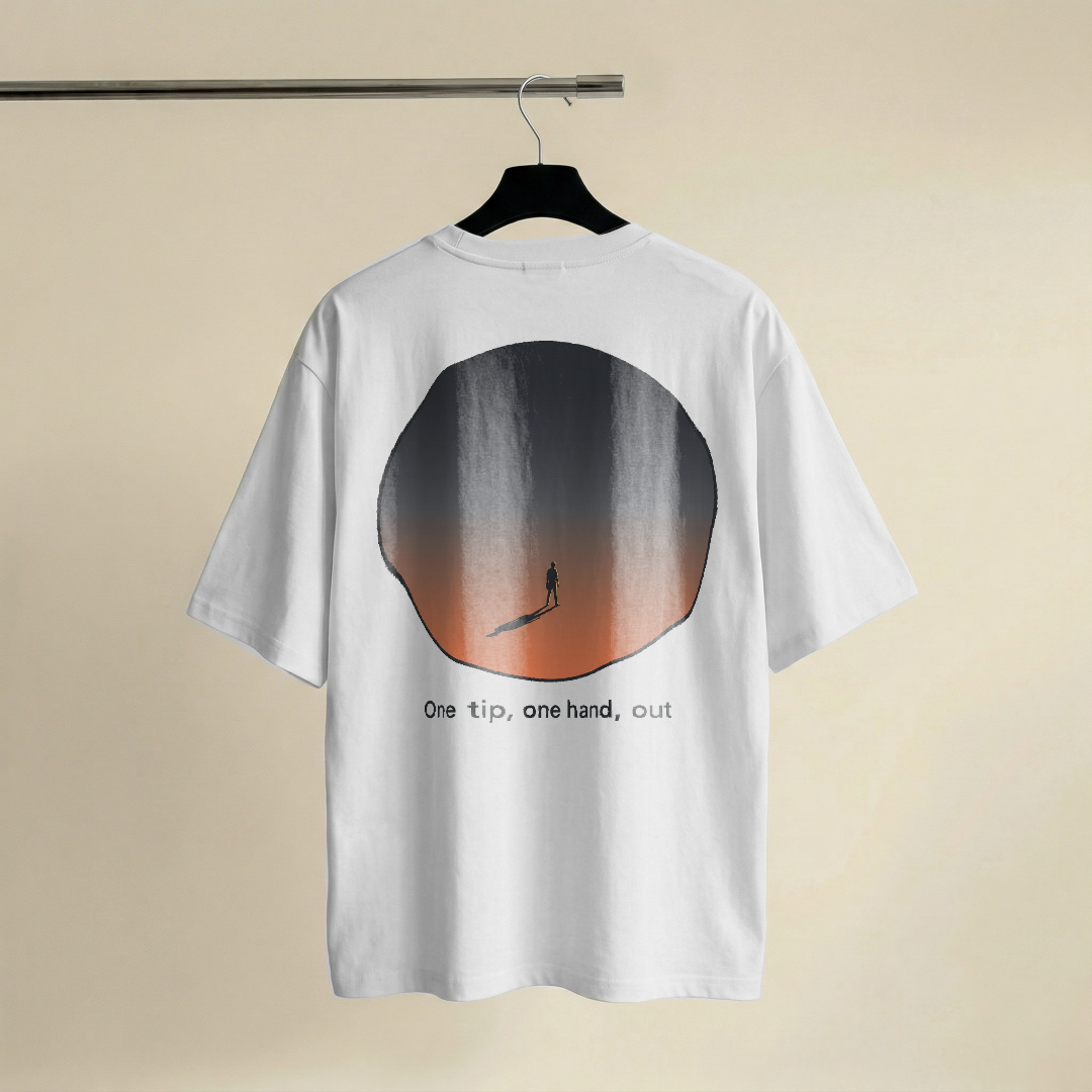 Oversized back-print cricket club tee