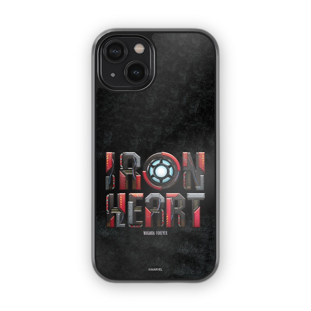 Wakanda Forever Iron Heart Logo Glass iPhone Case for iPhone 14 | Macmerise