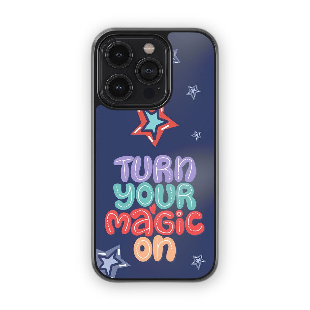 Turn Your Magic On Glass iPhone Case for iPhone 14 Pro | Macmerise