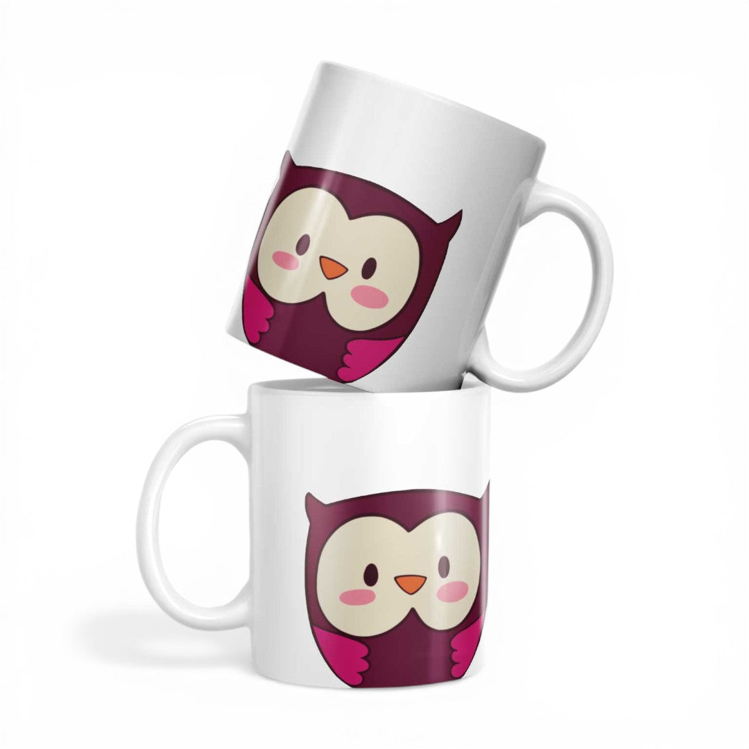 Purple Owl Coffee Mug | Macmerise