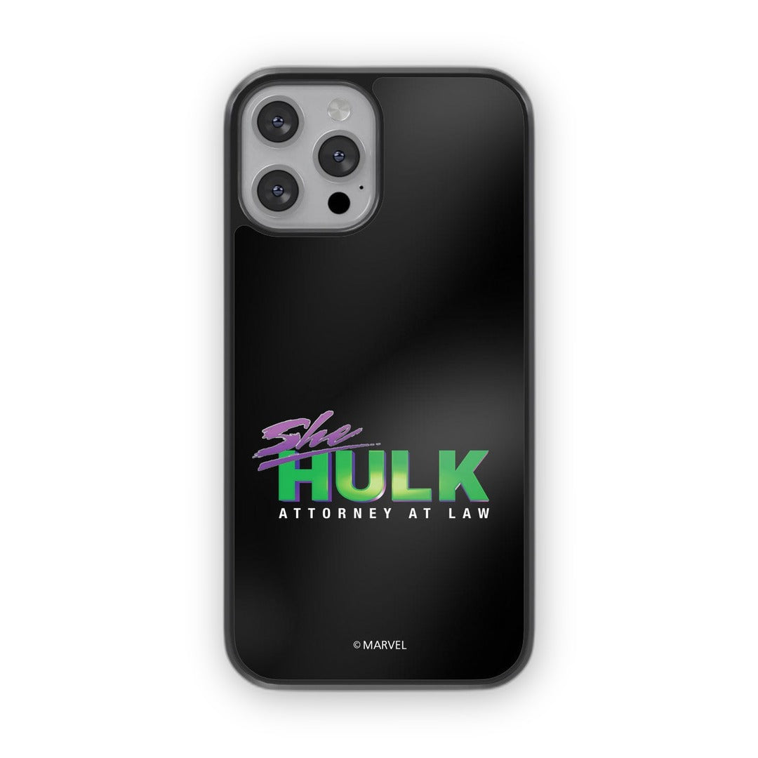 She Hulk Logo Reveal Glass iPhone Case for iPhone 13 Pro | Macmerise