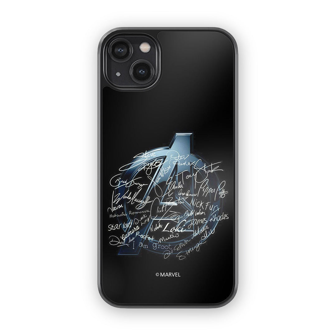 Avengers Nostalgia Glass iPhone Case for iPhone 14 Plus | Macmerise