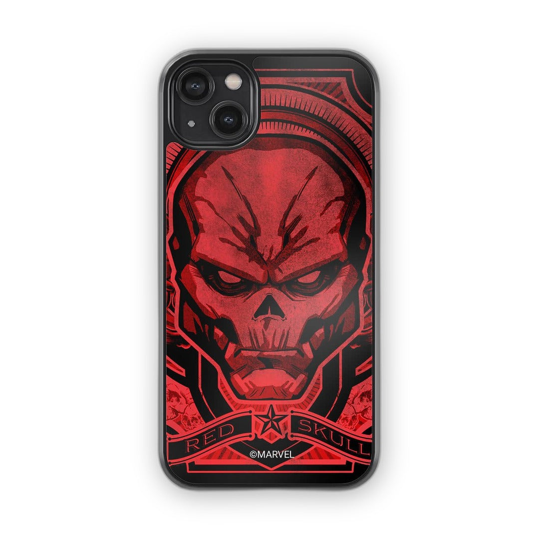 Red Skull Saga Glass iPhone Case for iPhone 14 Plus | Macmerise