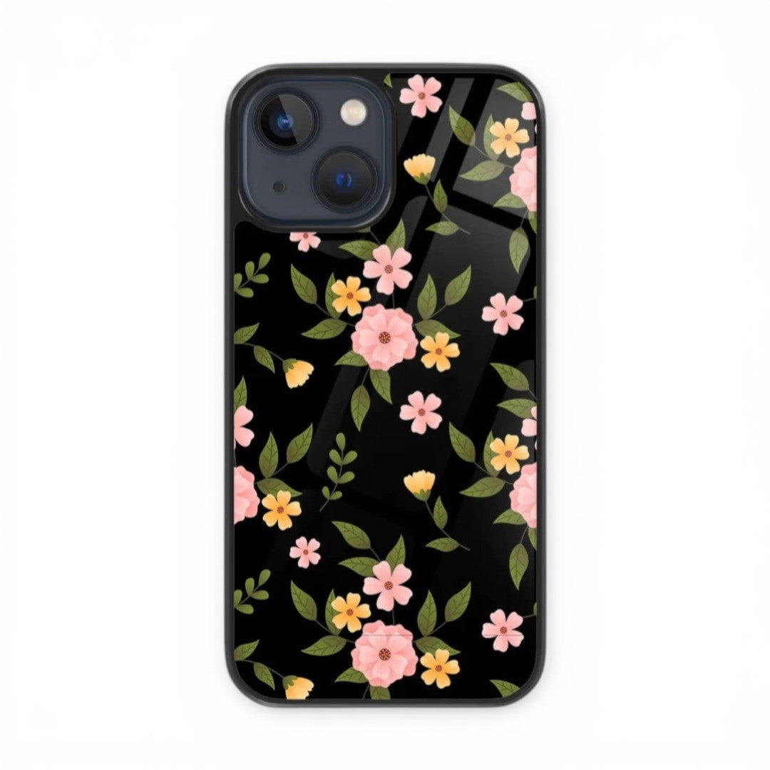 Sk Periwinkle Black Glass iPhone Case for iPhone 13 Mini | Macmerise