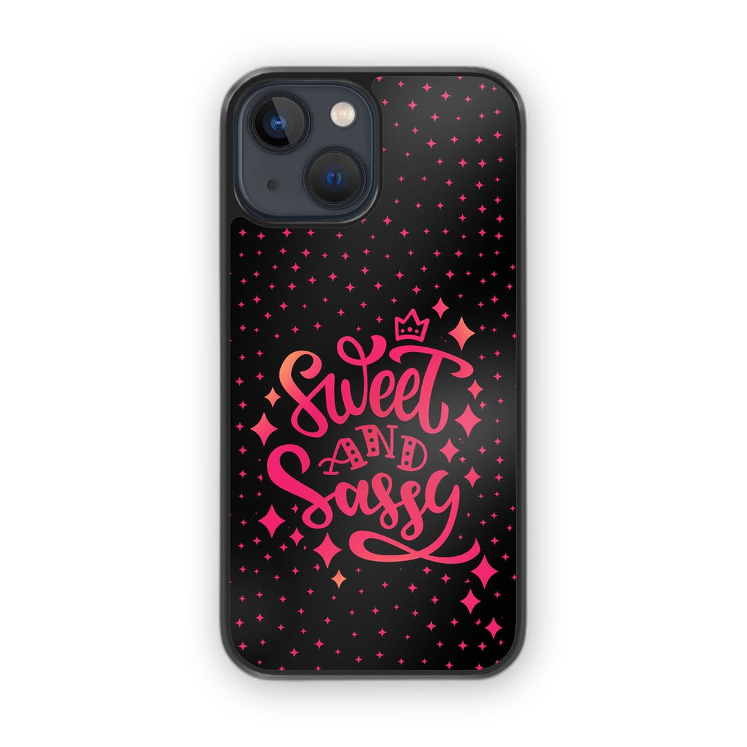 Sweet and Sassy Glass iPhone Case for iPhone 13 | Macmerise