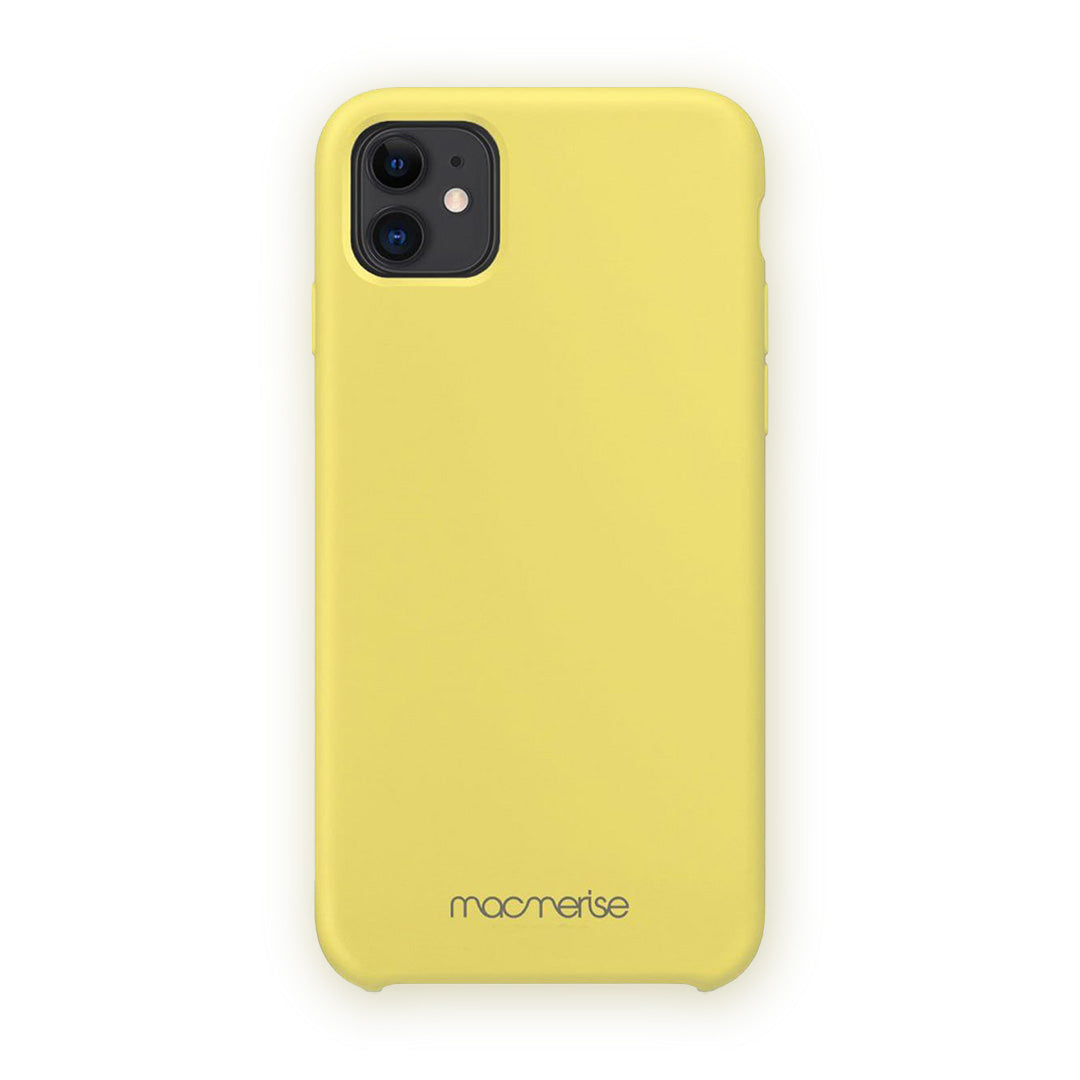 Basics iPhone 11 Silicone Case Yellow | Macmerise