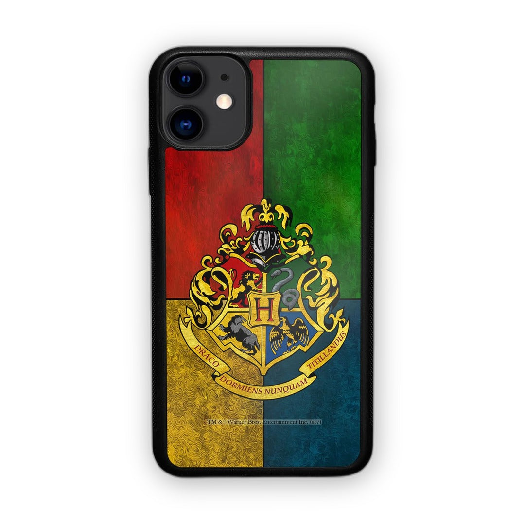 Hogwarts Sigil United Glass iPhone Case for iPhone 11 | Macmerise