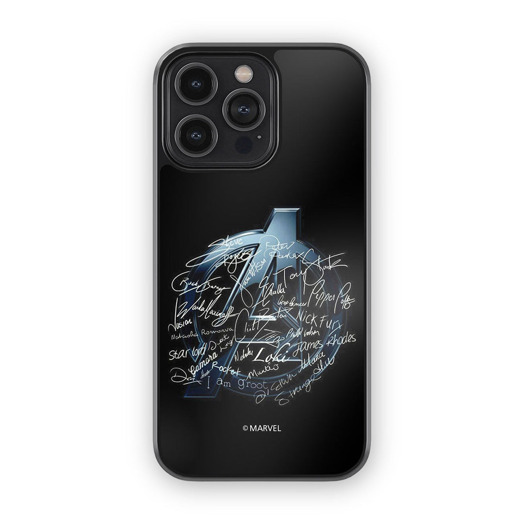 Avengers Nostalgia Glass iPhone Case for iPhone 14 Pro Max | Macmerise