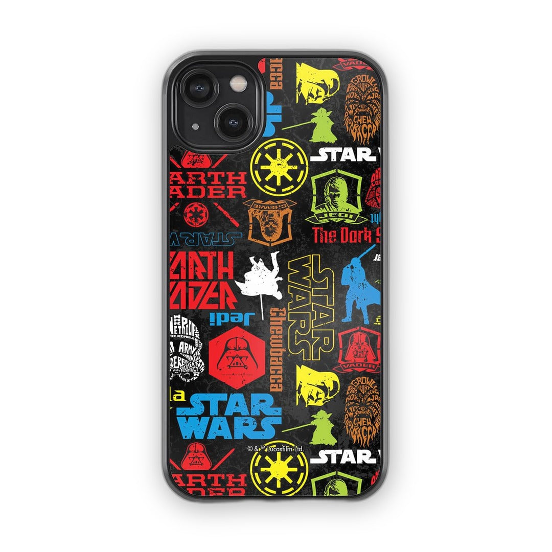 Star Wars Mashup Glass iPhone Case for iPhone 14 Plus | Macmerise
