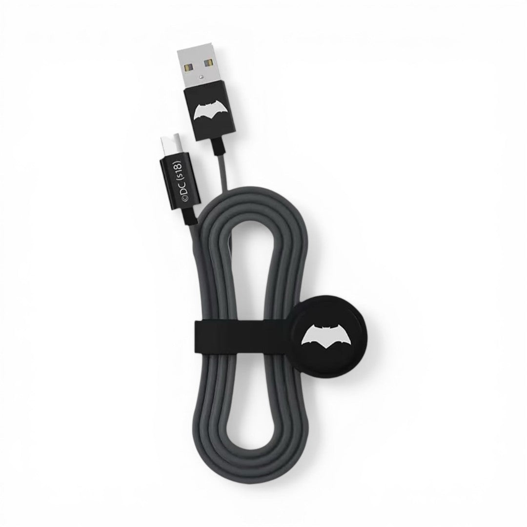 Logo Batman Type C Cable Superhero Silicone Black | Macmerise
