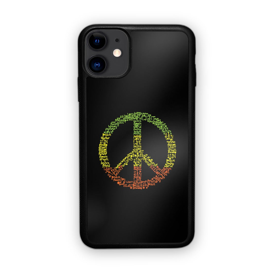 Symbol of Peace Glass iPhone Case for iPhone 11 | Macmerise