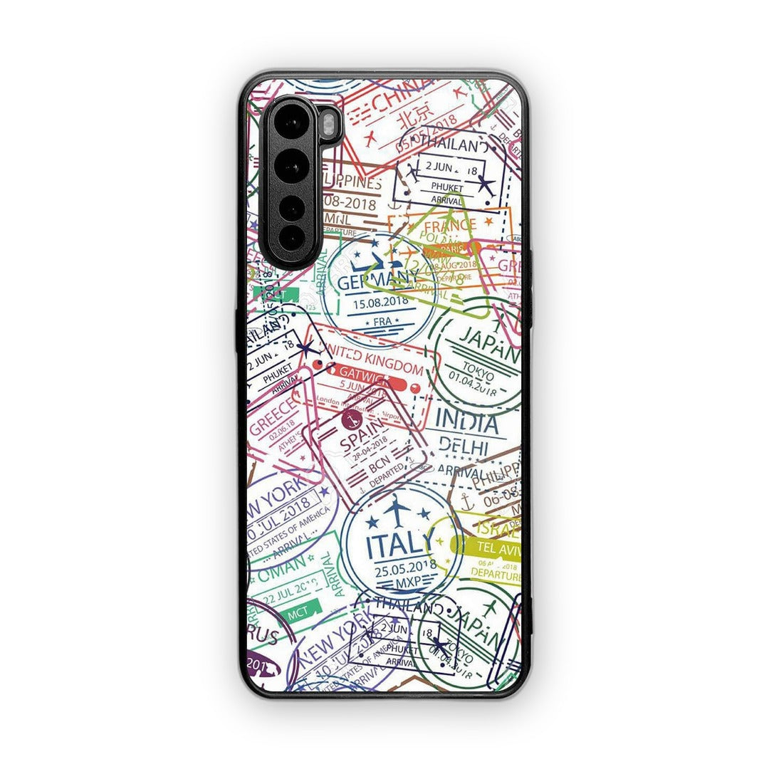 Immigration Stamps White Phone Case for OnePlus Nord | Macmerise