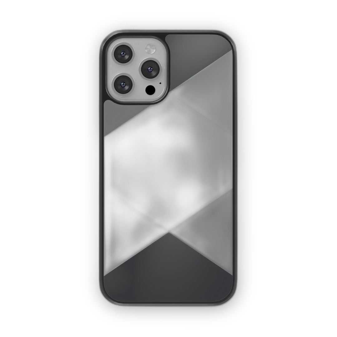 Criss Cross Grey Glass iPhone Case for iPhone 12 Pro | Macmerise