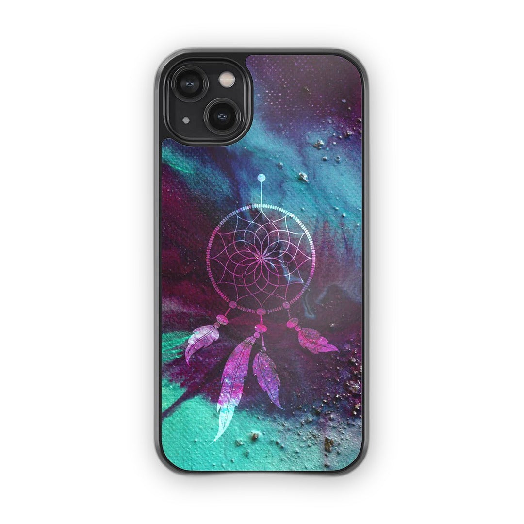 Dream Catcher Galaxy Glass iPhone Case for iPhone 14 Plus | Macmerise