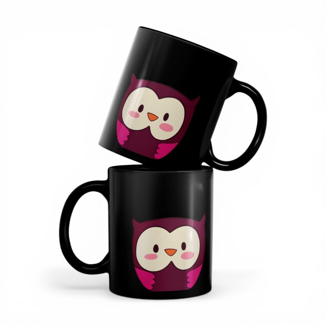 Purple Owl Coffee Mug | Macmerise
