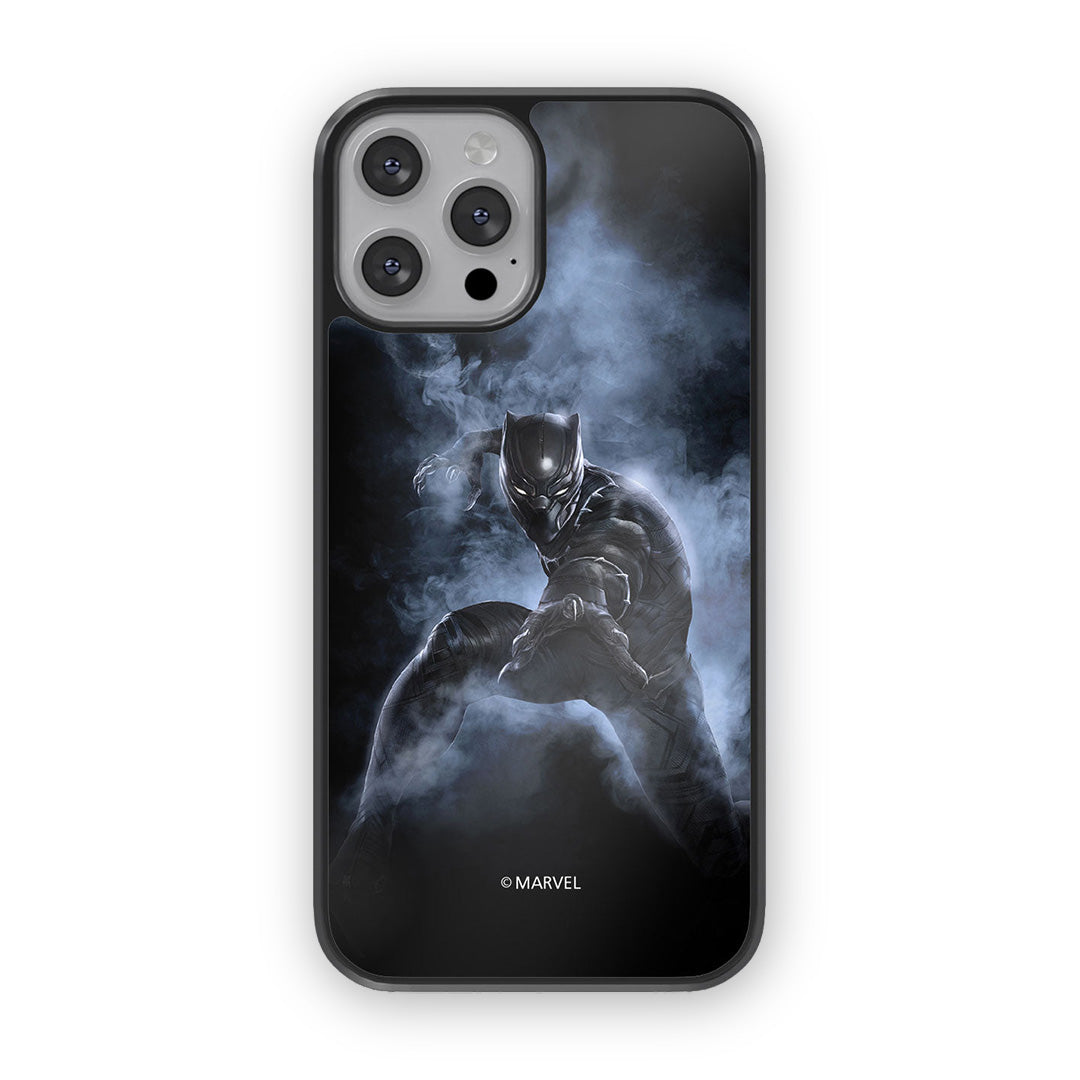 Black Panther Attack Glass iPhone Case for iPhone 13 Pro | Macmerise