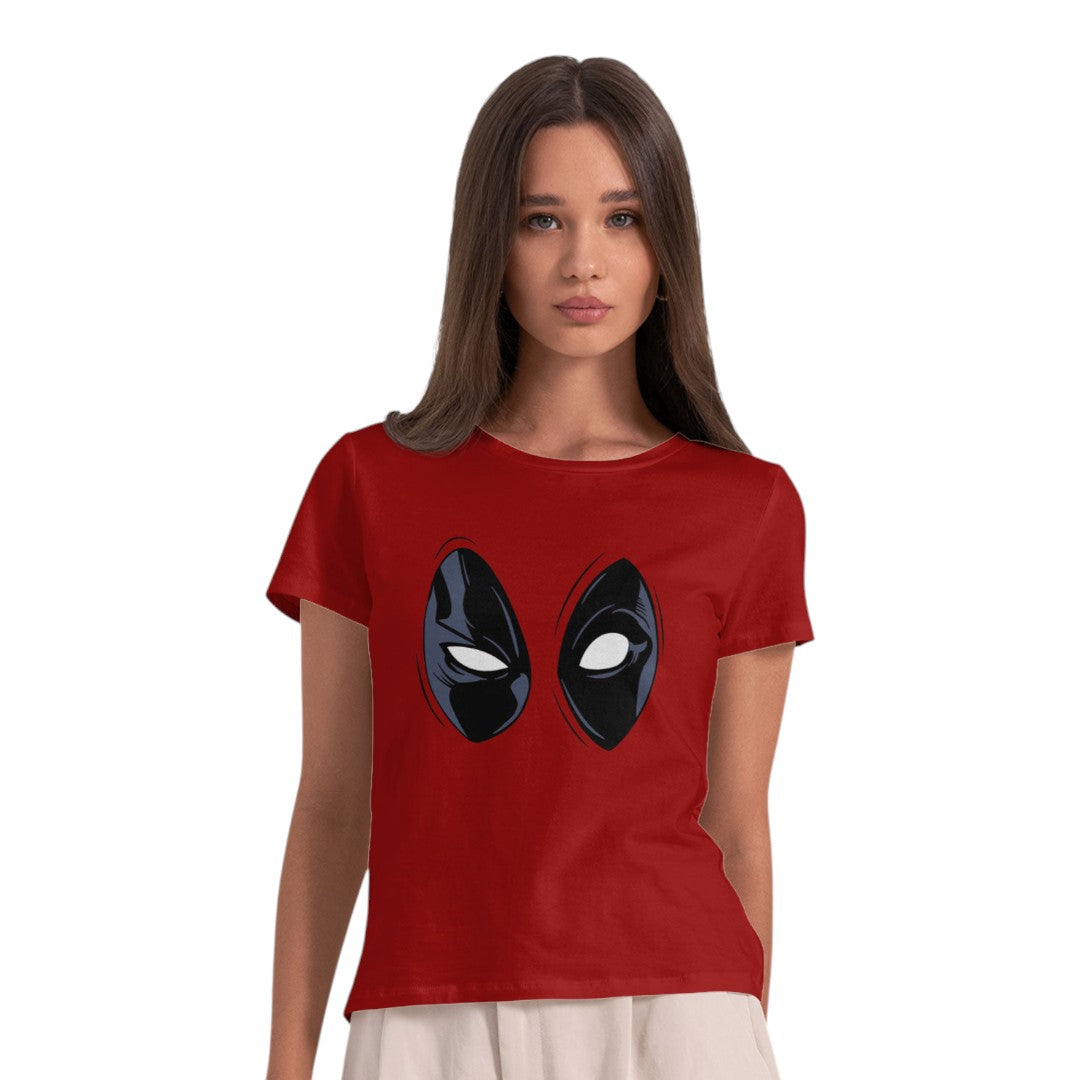 Marvel Deadpool Gaze Red T-Shirt - front view | Macmerise