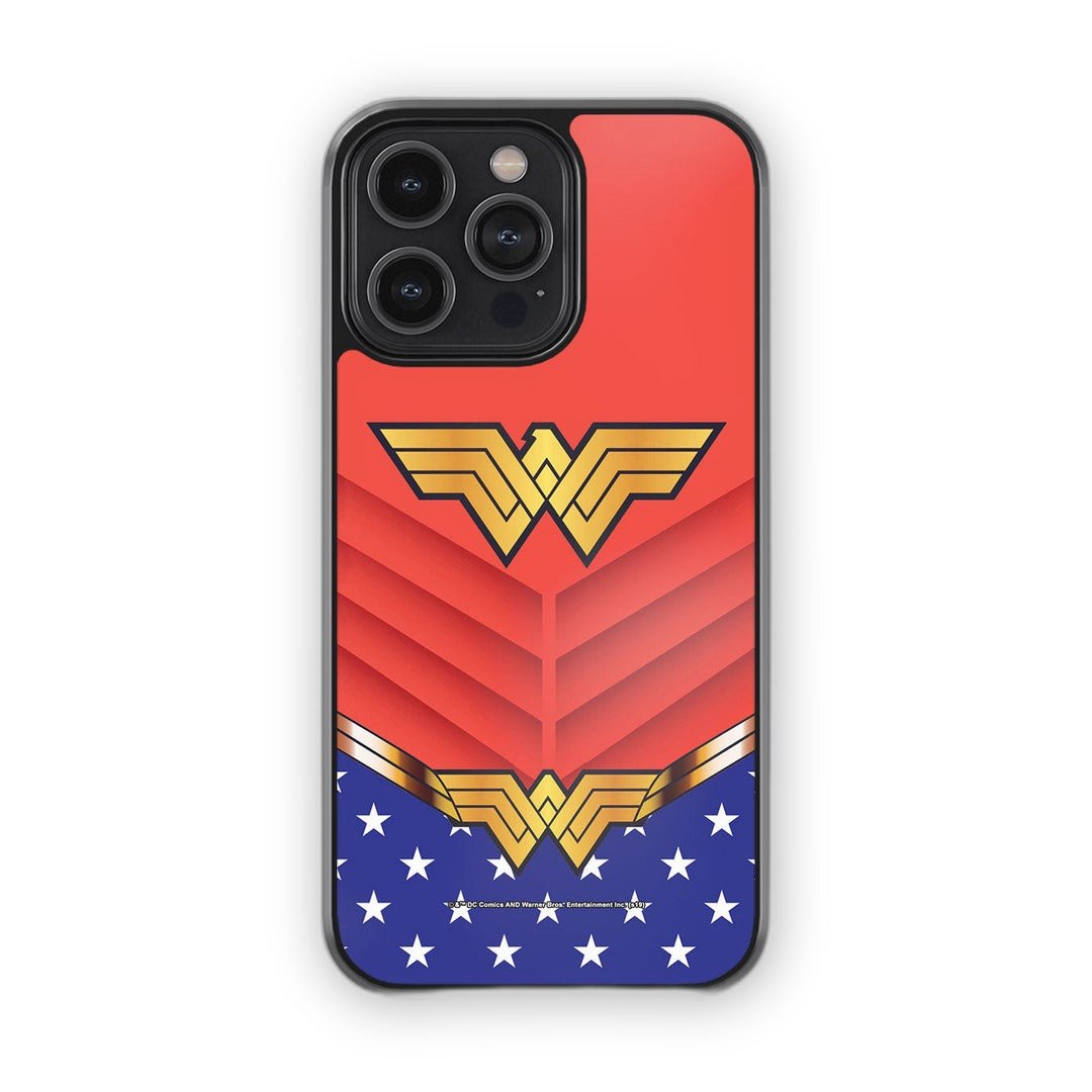 Suit Up Wonder Woman Glass iPhone Case for iPhone 14 Pro Max | Macmerise