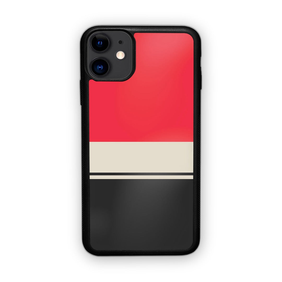 Racecar Stripes Glass iPhone Case for iPhone 11 | Macmerise