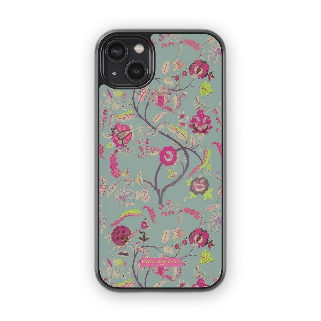 Payal Singhal Chintz Print Glass iPhone Case for iPhone 14 Plus | Macmerise