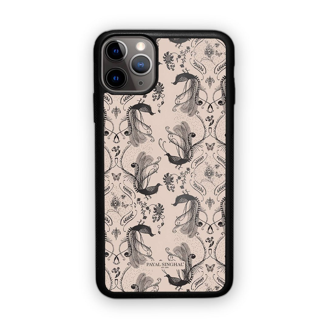 Payal Singhal Blush Arabic Jannat Glass iPhone Case for iPhone 11 Pro | Macmerise