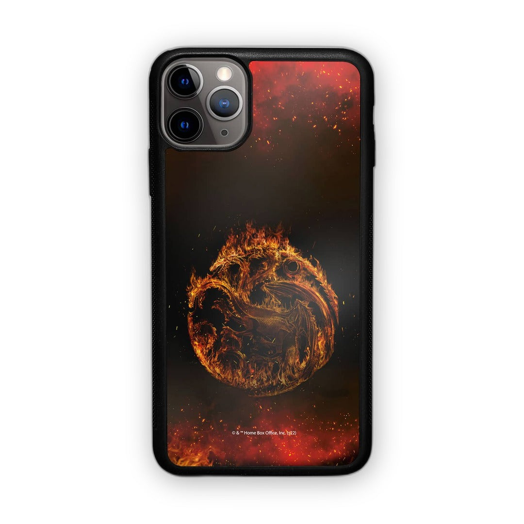 Targaryen Sigil Fire Glass iPhone Case for iPhone 11 Pro Max | Macmerise