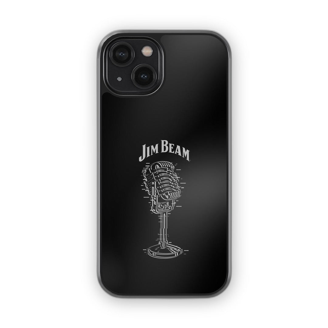 Jim Beam Retro Mic Glass iPhone Case for iPhone 14 | Macmerise