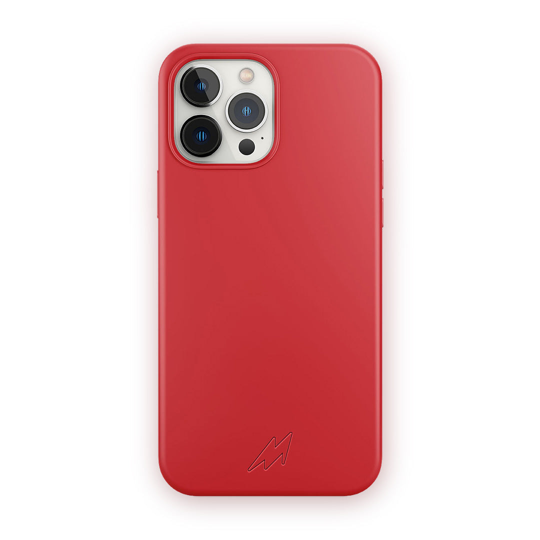 Basics iPhone 12 Pro Max Magsafe Silicone Case Red | Macmerise