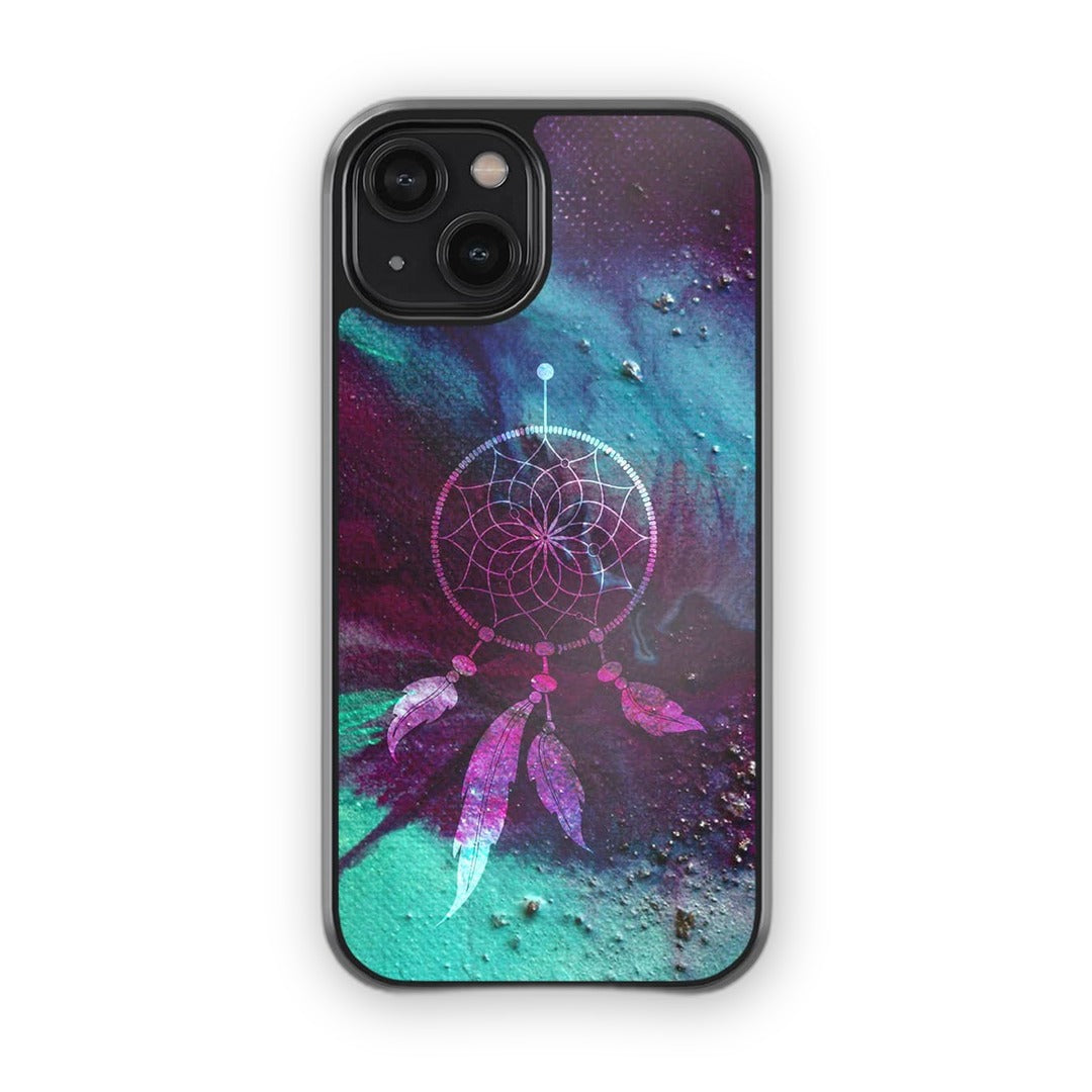 Dream Catcher Galaxy Glass iPhone Case for iPhone 14 | Macmerise