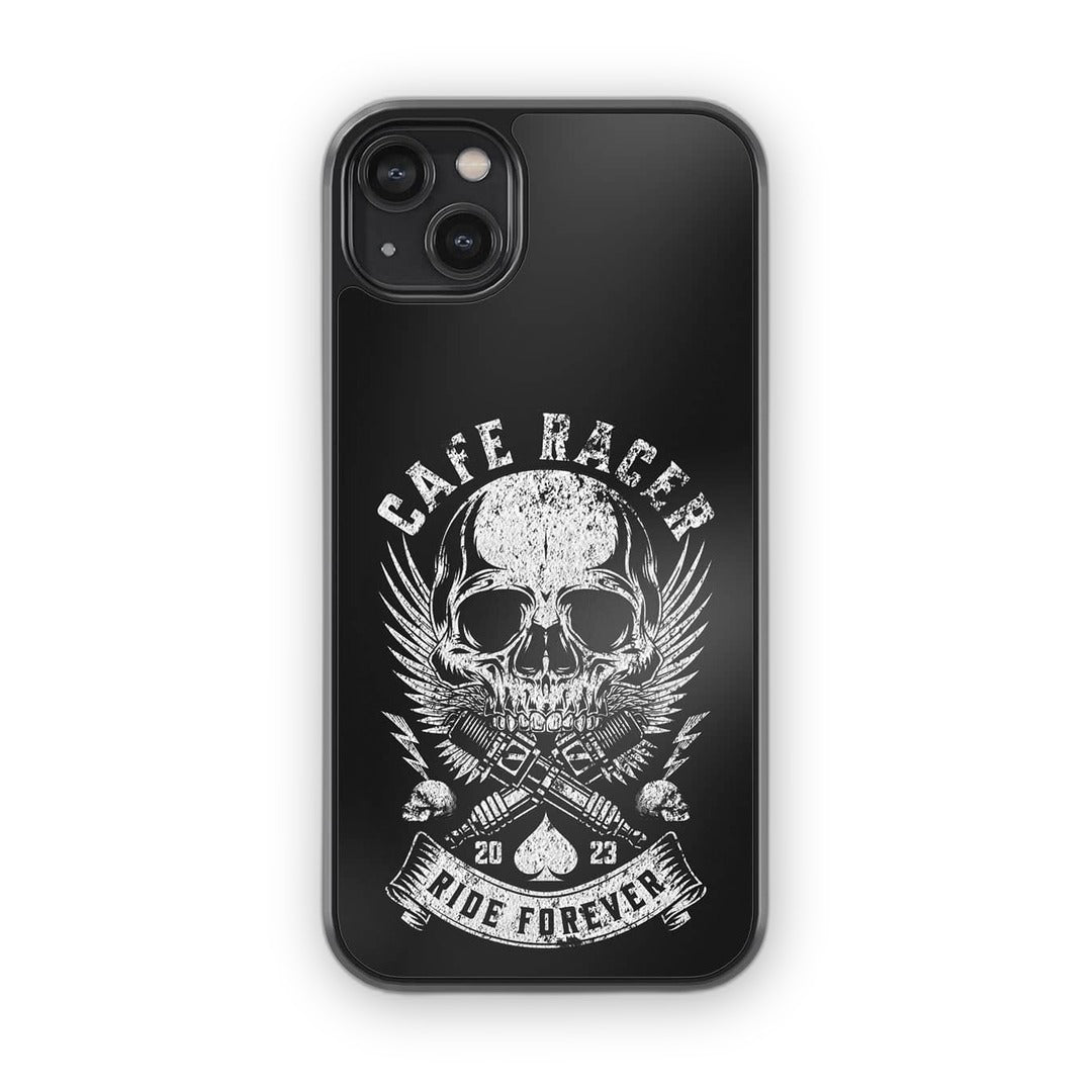 Skull Rider Glass iPhone Case for iPhone 14 Plus | Macmerise