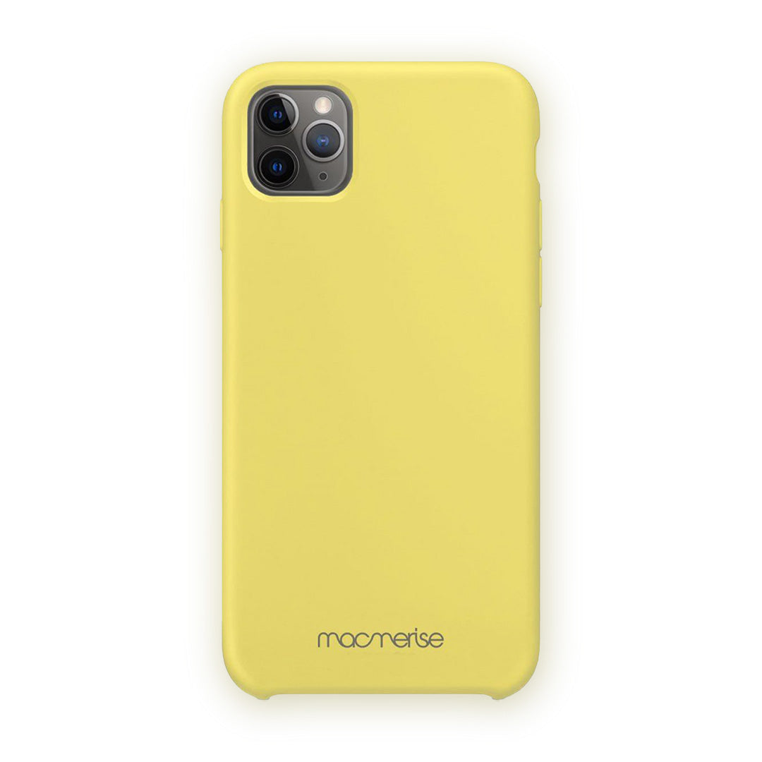 Basics iPhone 11 Pro Max Silicone Case Yellow | Macmerise