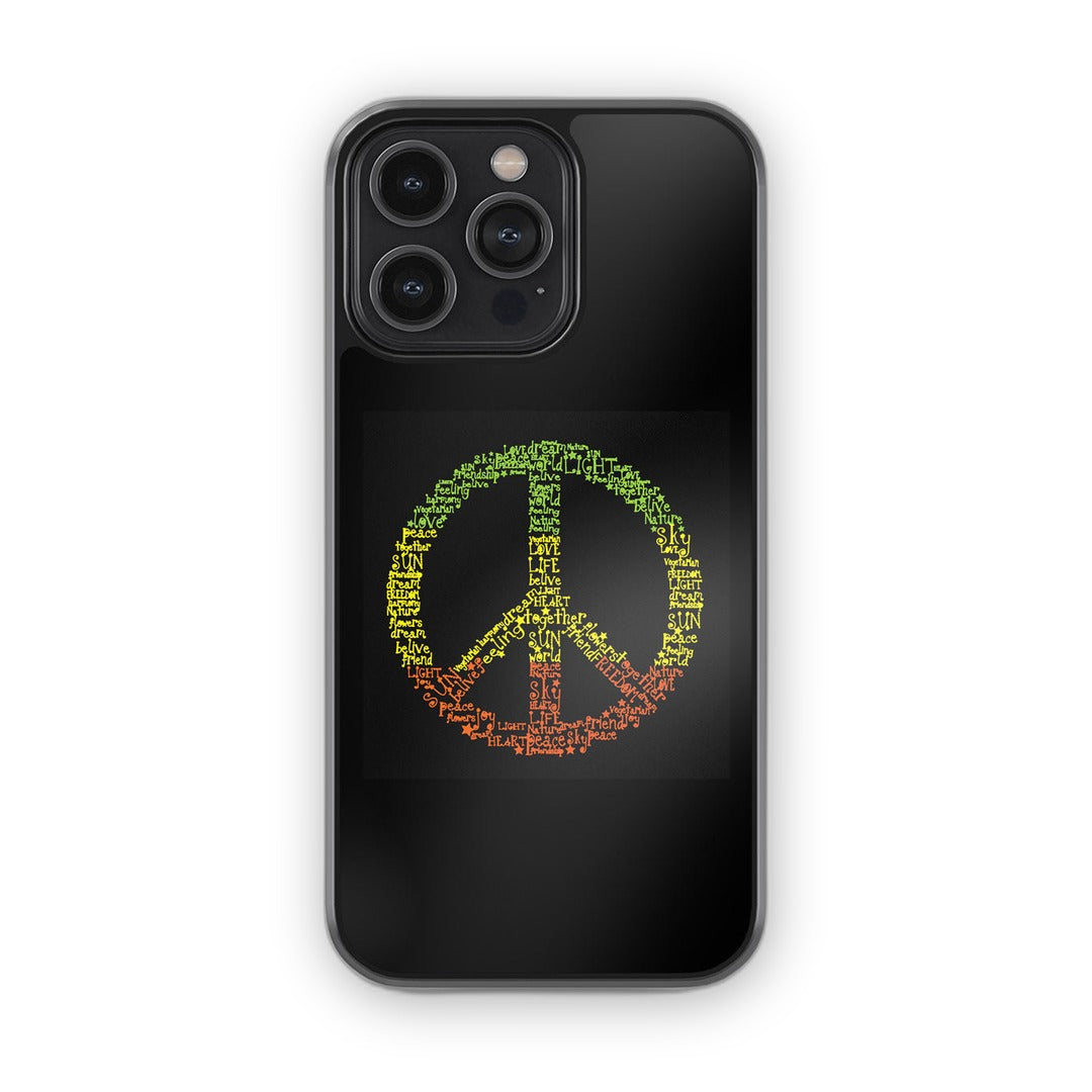 Symbol of Peace Glass iPhone Case for iPhone 14 Pro Max | Macmerise