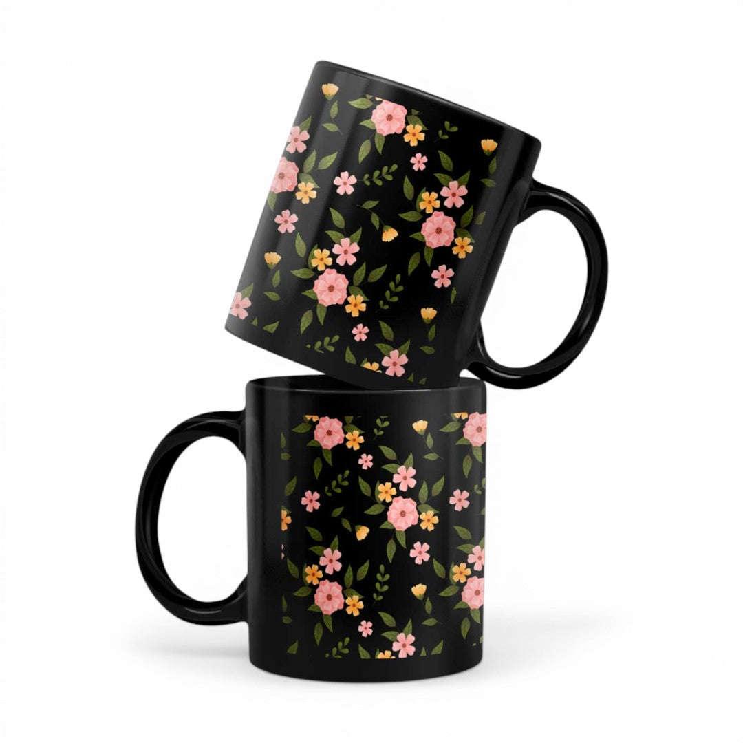 Sk Periwinkle Black Coffee Mug | Macmerise