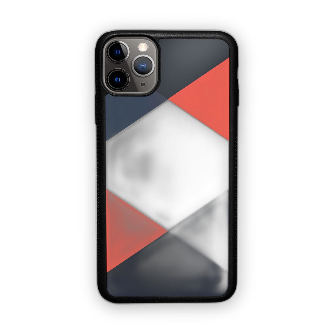 Criss Cross Coral Glass iPhone Case for iPhone 11 Pro Max | Macmerise