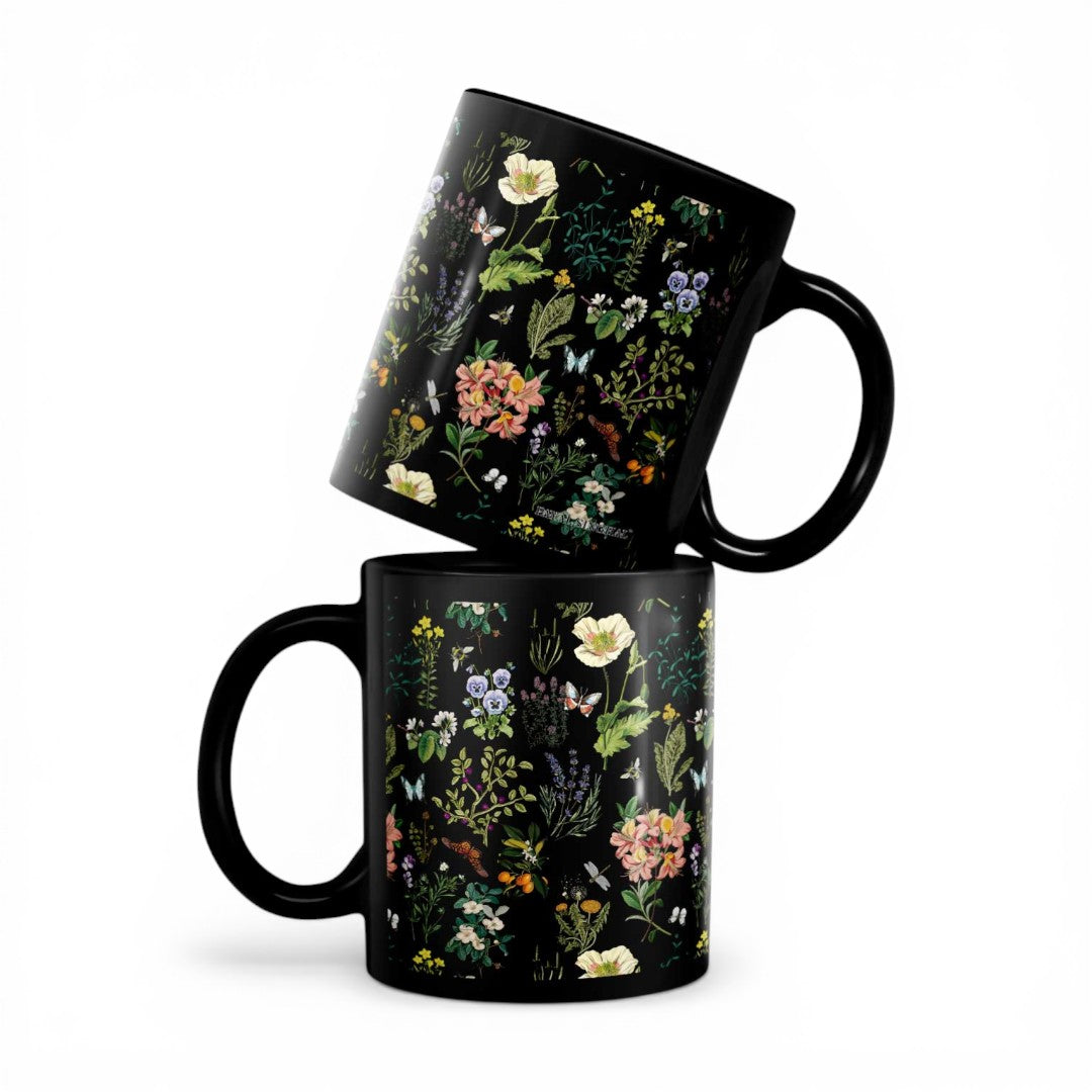 Payal Singhal Titli Coffee Mug Black - front view | Macmerise
