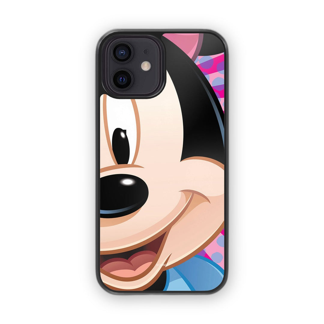 Zoom Up Minnie Glass iPhone Case for iPhone 12 | Macmerise