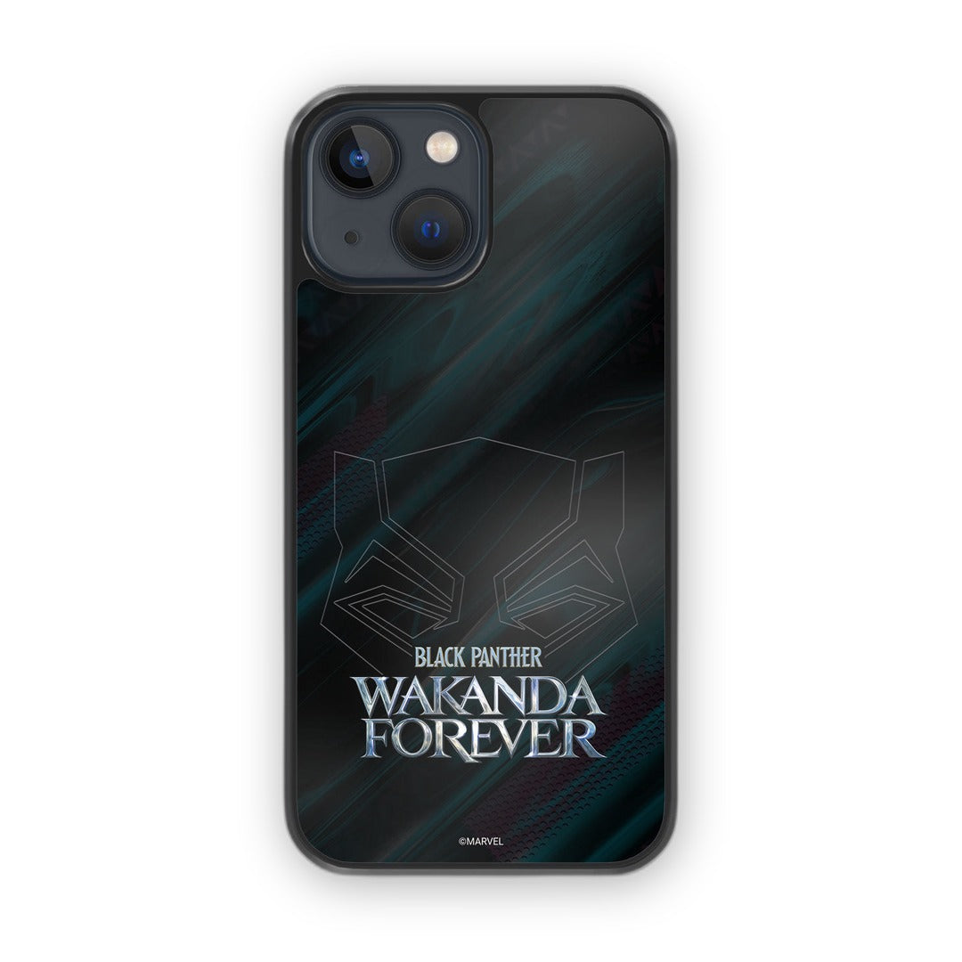 Wakanda Forever Logo Grey Glass iPhone Case for iPhone 13 | Macmerise
