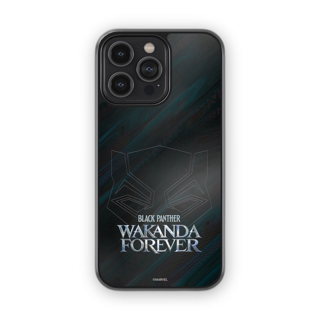 Wakanda Forever Logo Grey Glass iPhone Case for iPhone 14 Pro Max | Macmerise