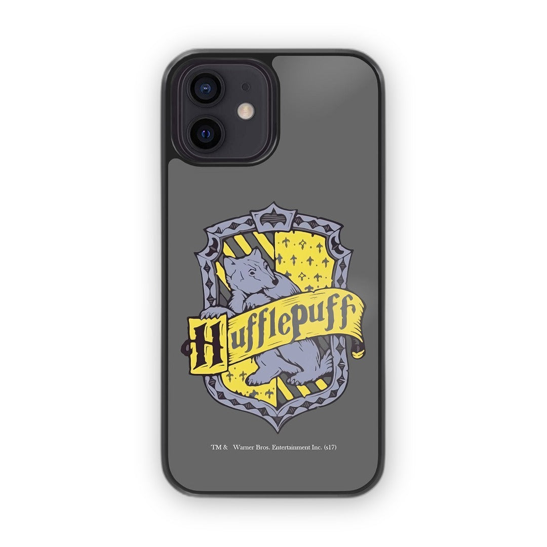 Crest Hufflepuff Glass iPhone Case for iPhone 12 | Macmerise