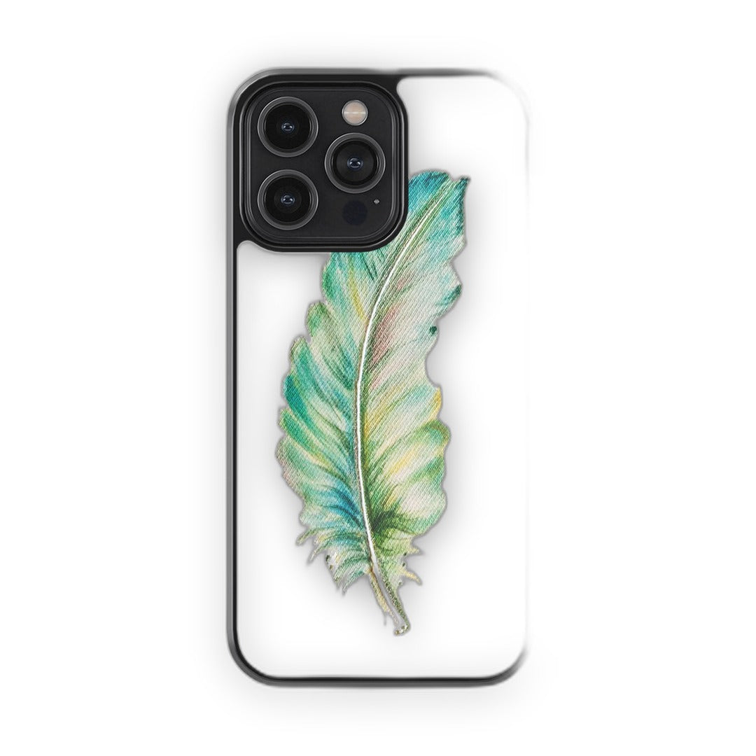 Sk Feather Art Glass iPhone Case for iPhone 14 Pro Max | Macmerise