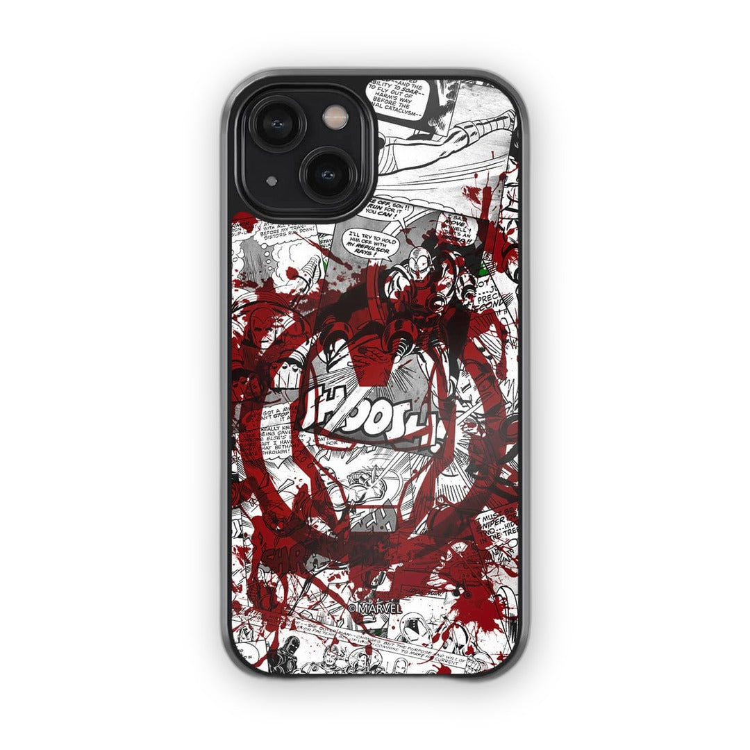 Splash Out Iron Man Glass iPhone Case for iPhone 14 | Macmerise