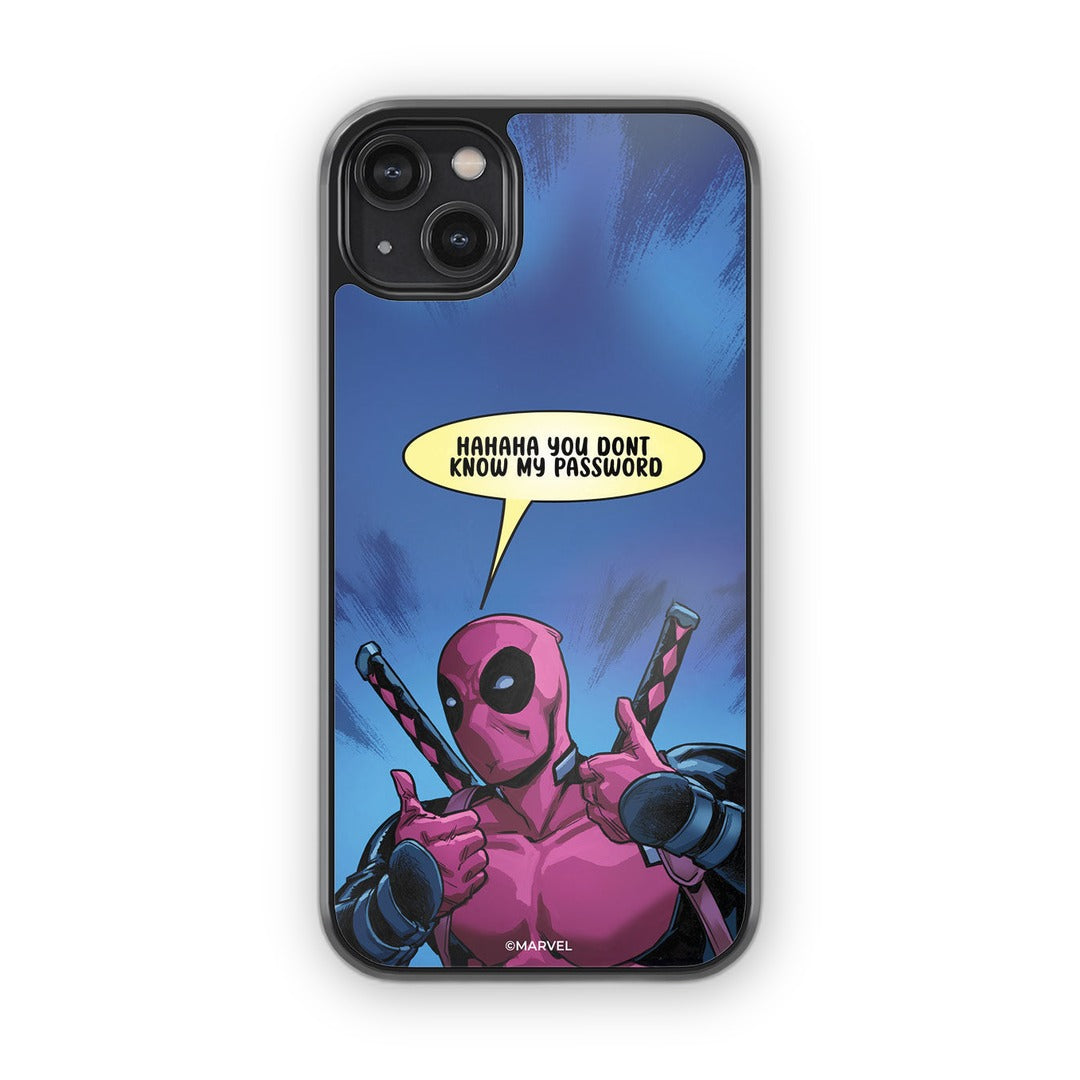 Deadpool Encrypted Glass iPhone Case for iPhone 14 Plus | Macmerise