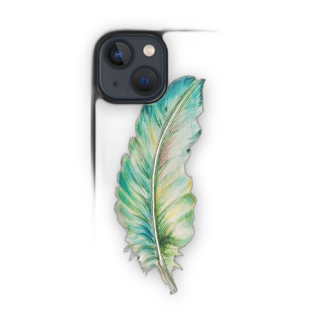 Sk Feather Art Glass iPhone Case for iPhone 13 | Macmerise