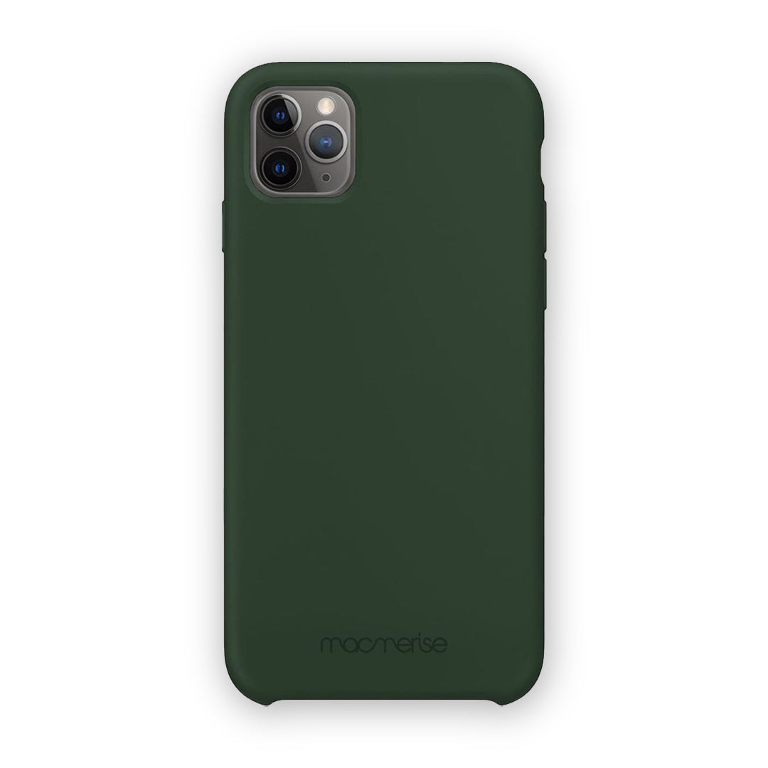 Basics iPhone 11 Pro Silicone Case Olive Green | Macmerise