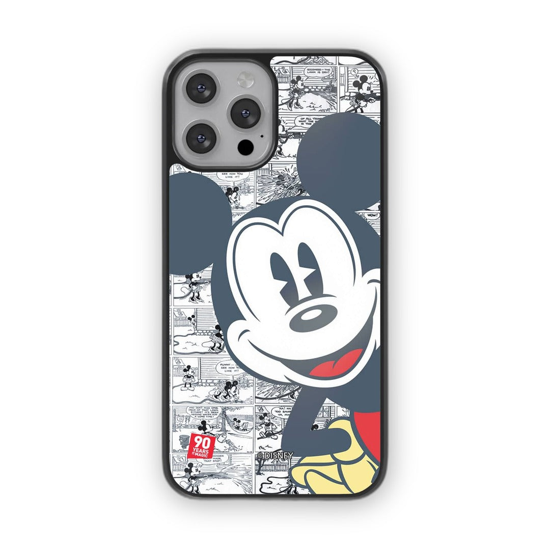 Mickey Comic Strip Glass iPhone Case for iPhone 12 Pro | Macmerise