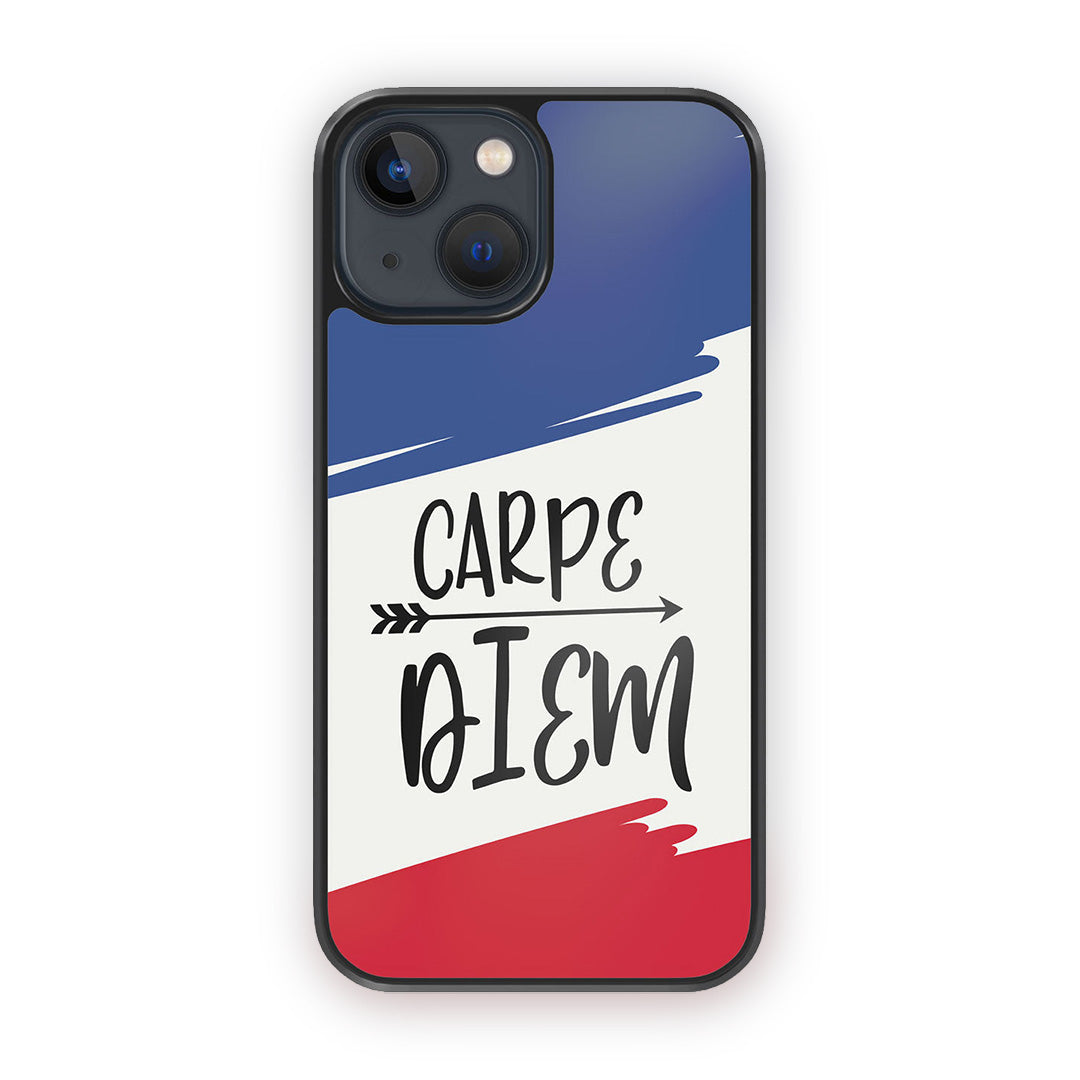 Carpe Diem Glass iPhone Case for iPhone 13 Mini | Macmerise