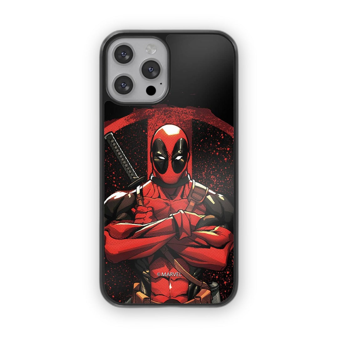 Deadpool Stance Glass iPhone Case for iPhone 13 Pro | Macmerise