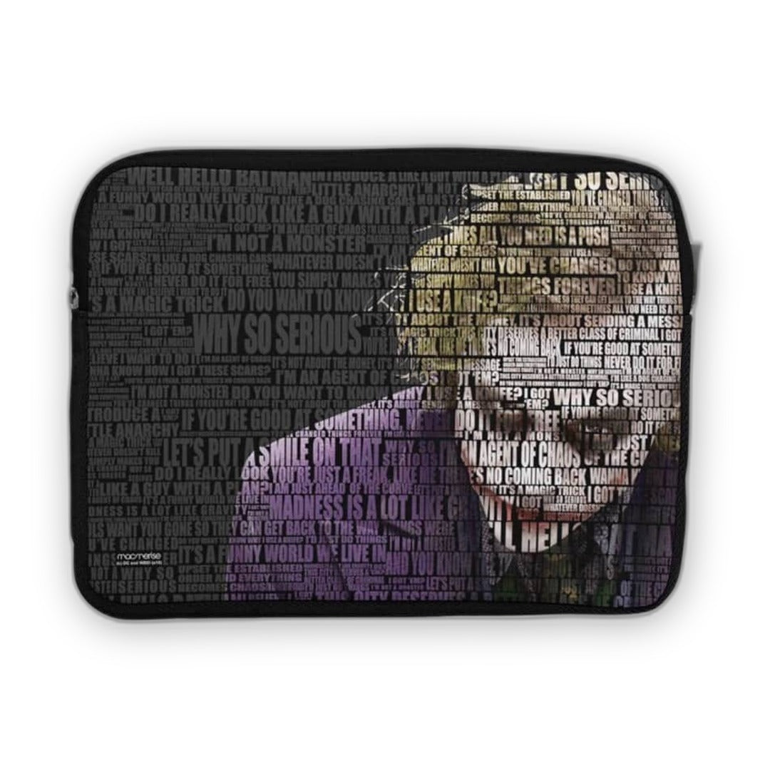 Joker Quotes Laptop Sleeve 13 Inches | Macmerise